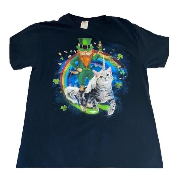 Kitty cat god of the internet logo T-shirt Size Medium - Picture 1 of 4